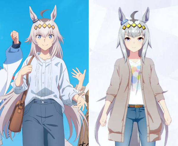 【ウマ娘】若妻感があるオグリの私服