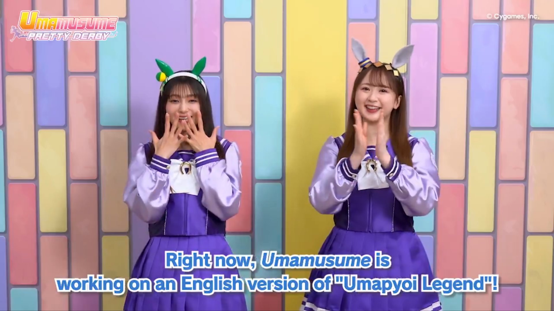 【ウマ娘】英語歌詞の『うまぴょい伝説』が作成中の模様　まりんかスズカ久しぶりだ
