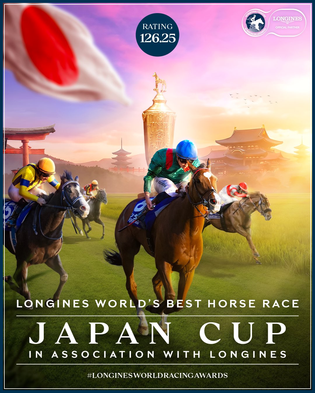 【競馬】2025年ワールドベストレースホースはカランダガンでレーティング130！2位タイは5頭でフォーエバーヤングなどが128！