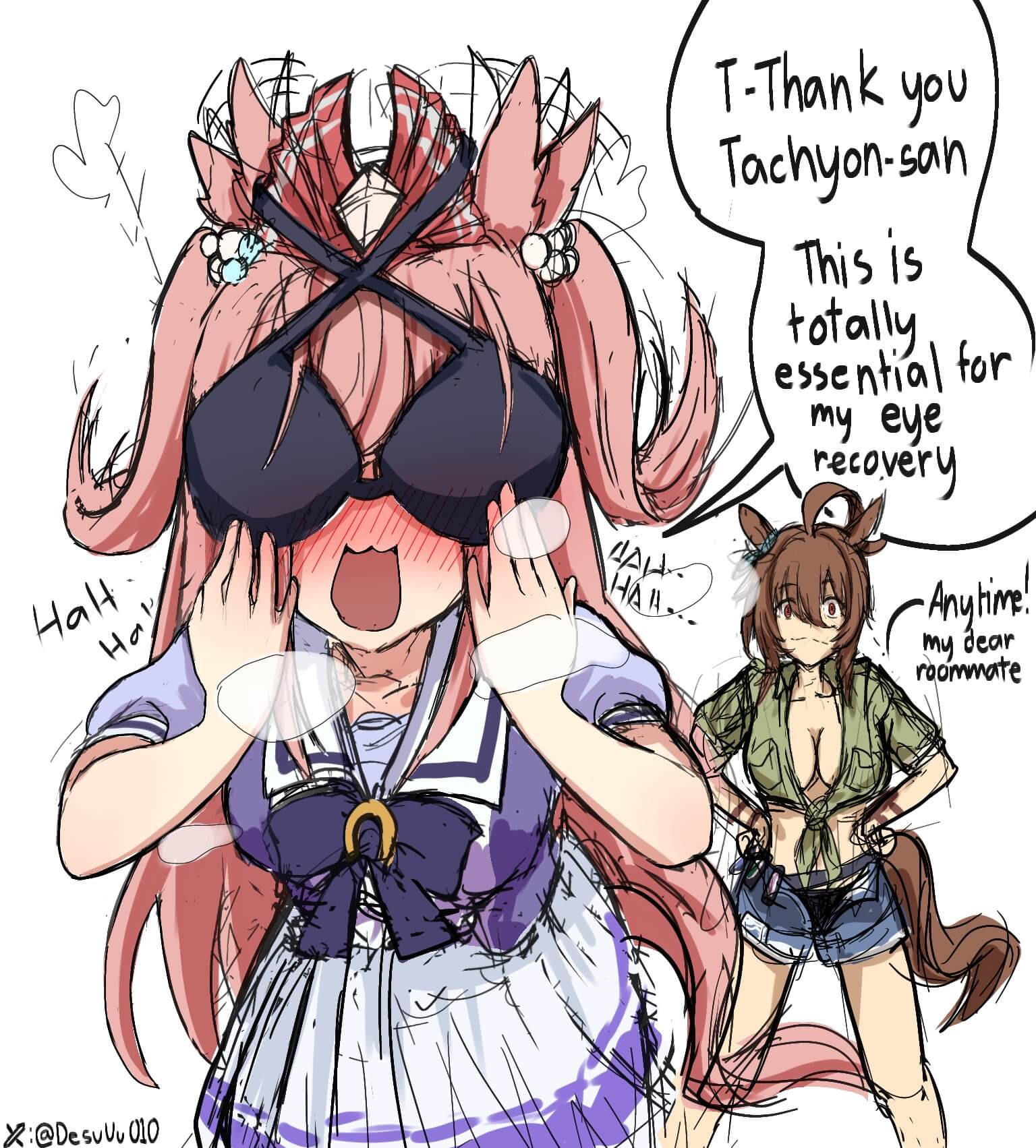 【ウマ娘】ブラジャーウマ娘、早速描かれ始める